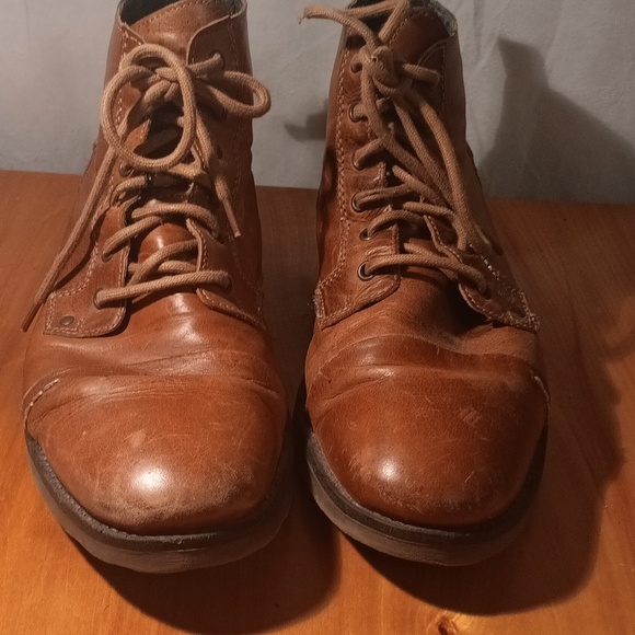 Bullboxer Men's Brown Leather Boots Size 12 - Picture 2 of 16